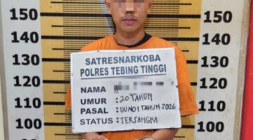 Miliki Sabu, RJ Diamankan Satresnarkoba Polres Tebingtinggi Di Bandar Sakti