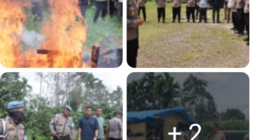 Respon Cepat Polres Karo! Barak Narkoba dan Judi di Perladangan Sukatendel Dibongkar