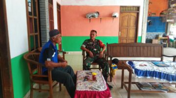 Wujudkan Wilayah Aman dan Harmoni Ini Yang Dilakukan Babinsa Koramil Jatisrono