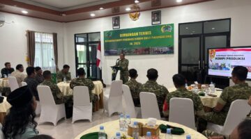 Kodim Tulungagung Terima Bimtek Pusterad, Perkuat Kesiapan Pembentukan Kompi Produksi