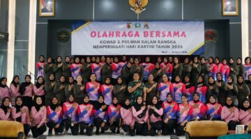 Semangat Kartini Menggelora Saat Kowad dan Polwan di Madiun Perkuat Soliditas