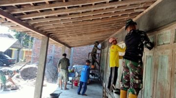 Bapak Diro Ketiban Berkah di TMMD