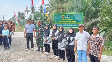 Koramil 02/TL Rampungkan Jembatan Armco, Bukti Nyata Kepedulian Kodim 0209/LB untuk Rakyat