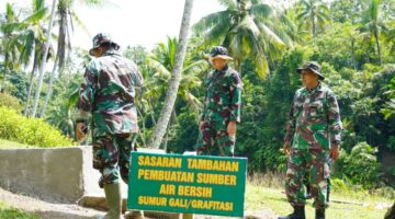 Dansatgas TMMD Ke-128 Tinjau Progres Pembangunan di Nagari Batu Gadang