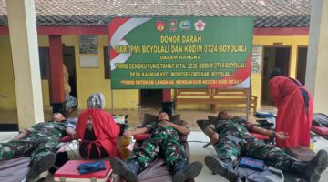 Setetes Darah, Sejuta Harapan: Satgas TMMD Boyolali Gelar Aksi Kemanusiaan di Kauman