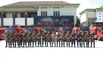 Distribusi 36 Unit Mobil Damkar, Kodam XIX/TT Perkuat Kesiapsiagaan Karhutla