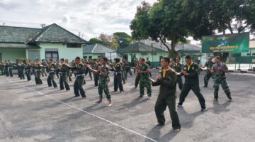 Asah Naluri Tempur, Prajurit Kodim Boyolali Tempa Diri Lewat Pencak Silat Militer
