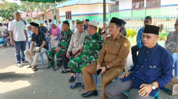 Danramil 12/LP Melayat Purnawirawan TNI, Wujud Kepedulian Kodim 0209/LB di Tengah Duka