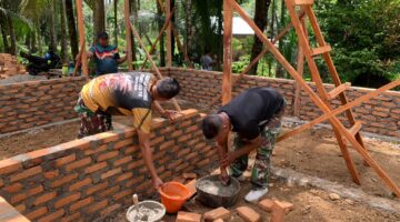 RTLH Milik Bapak Kundur Tunjukkan Progres Signifikan Berkat TMMD Ke-128