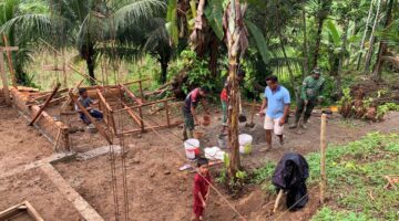 RTLH Milik Suardipili Tunjukkan Progres Signifikan, Satgas TMMD Ke-128 Kebutan Pembangunan
