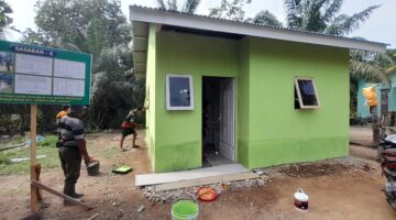 5 Warga Kurang Mampu Mulai Tersenyum Bahagia ,Rumahnya di Rehab Program TMMD ke 128