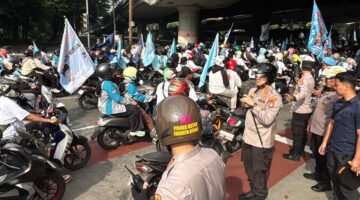 Kapolres Metro Jakarta Utara Kawal Keberangkatan 12.989 Buruh ke Aksi May Day 2026
