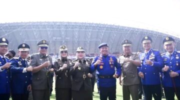 Bupati Musi Rawas Hadiri HUT Ke 107 Damkar dan HUT Ke 76 SATPOL-PP di Palembang 