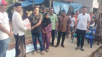 Koramil 11/KP Hadiri Penyerahan Bantuan Korban Angin Kencang, Wujud Kepedulian dan Sinergi di Kotapinang