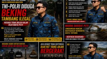 Mafia Tambang Emas Madina Dapat Backing yang Kuat , Apakah negara kalah ? 
