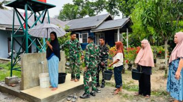 Sumur Bor TMMD 128 : Solusi Nyata Bagi Kebutuhan Dasar Masyarakat Gebang