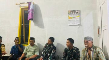 Yasinan dan Doa Bersama,Satgas TMMD 128 Langkat Membangun Kedekatan Spiritual dengan Masyarakat