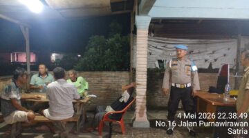 Terima Informasi Gangguan Musik Keras Dari Call Center, Polres Tebingtinggi Cek TKP