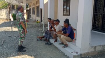 Melalui Komsos Babinsa Koramil 02/Seunagan Ciptakan Keakraban Dengan Warga Binaan