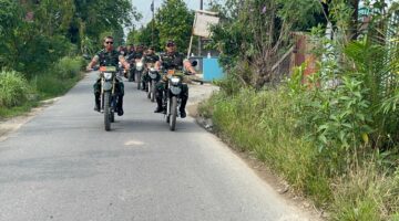 Naik Randis Babinsa ,Danrem 022/PT Bersama Dandim 0203/Lkt Tinjau Sasaran Fisik TMMD 128 Gebang