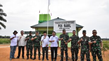 Danrem 031/WB Brigjen TNI Dr. Agustatius Sitepu,S.Sos.,M.Si.,M.Han Pastikan Pembangunan Pos Koramil di Rohil Berjalan Lancar Demi Mendukung Kebutuhan Organisasi dan Aspirasi Masyarakat