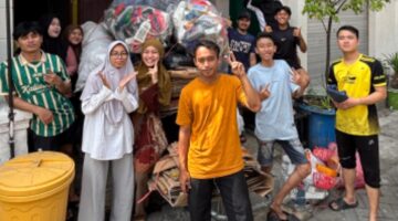 Generasi Muda LDII Rungkut Kidul Edukasi Peduli Lingkungan Lewat Bank Sampah