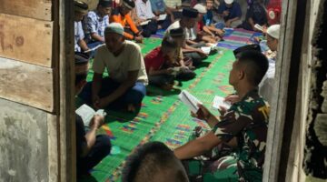 Memohon Kelancaran Program TMMD 128 di Gebang,Satgas Gelar Doa Bersama Masyarakat