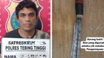 Hitungan Jam, Satreskrim Polres Tebingtinggi Ringkus Terduga Pelaku Pembacokan Di Bengkel