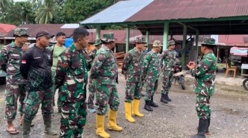Apel pagi Dan Doa Bersama Menjadi Awal Yang Penuh Semangat Bagi Anggota Satgas TMMD Ke-128 Tahun 2026