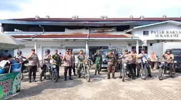Antisipasi Kerawanan saat May Day, Koramil 06/Kerajaan Bersama Polsek Sukarame Sisir Titik Vital di Wilayah Kecamatan Kerajaan