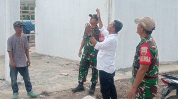 Danramil 03/SB Cek Lapangan, Pastikan KDKMP Tepat Mutu dan Sesuai Bestek
