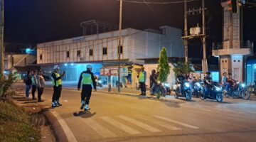 Antisipasi Balap Liar, Polsek Padanghilir Patroli Bersinggungan Dengan Polsek Padanghulu