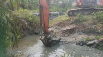 Normalisasi Parit di Wilayah Desa Rawa Gebang ,Ini Dia Penampakannya