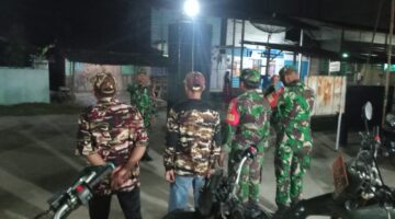 Babinsa Koramil 03/SB Bersama FKPPI Gelar Patroli, Pastikan Wilayah Aman dan Kondusif