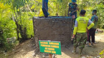 Satu Komando Satu Tujuan, TMMD Ke-128 Sejahterakan Rakyat Ciptakan Sumber Air Bersih