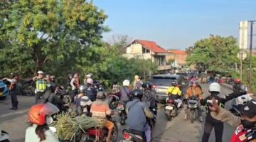 Kasat Lantas Polres Metro Jakarta Utara Turun Langsung Atur Lalin di BKT