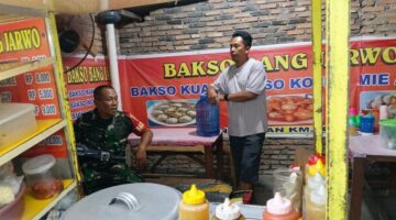 Babinsa 0201-14/PB Berikan motivasi Kepada Pelaku UMKM