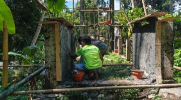 Dukungan Babinsa Percepat Realisasi Jembatan Perintis Garuda di Desa Sawangan Airmadidi