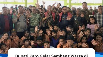 Bupati Karo Gelar Sambang Warga di Kecamatan Barusjahe, Perkuat Dialog dan Pelayanan kepada Masyarakat