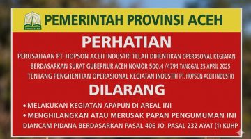 Warga Pertanyakan Ketegasan Aparat Setelah Aktivitas PT Hopson Masih Terlihat Meski Larangan Resmi Dikeluarkan