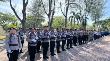 Pancasila Pemersatu Bangsa Fondasi Perdamaian Dunia Puluhan Personel Batalyon C Pelopor Ikut Upacara Hari Lahir Pancasila