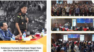 Humanis Bukan Menakuti : Kejari Karo Gandeng Dinkes Kawal Pelayanan Kesehatan Bersih & Berintegritas