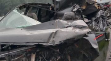 Laka Lantas Di Tol Medan-Tebingtinggi, Mobil Inova Tabrak Truk, 5 Orang Luka- Luka