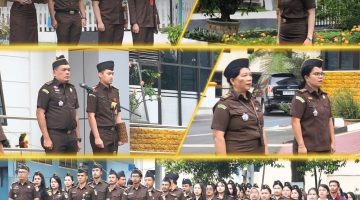 Upacara Senin Adhyaksa,. !!! : Kasi Intel Kejari Karo Dona Martinus Sebayang, S.H Pimpin Apel, Gaungkan Integritas & Pelayanan Humanis