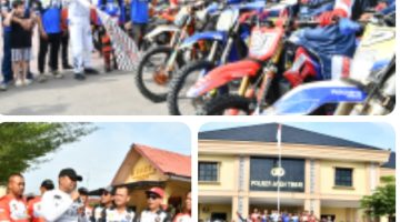 Ratusan Rider Taklukkan Lintasan TAKAT III, Hari Bhayangkara Ke 80 Jadi Momentum Persaudaraan dan Kepedulian