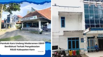 Pemkab Karo Undang Moderamen GBKP Guna Berdiskusi Terkait Penyelesaian RSUD Kabupaten Karo