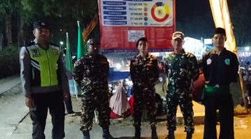 Patroli di Kismantoro, TNI–Linmas–Banser Bersinergi Jaga Kondusivitas Wilayah