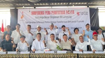 Eksponen Reformasi 1998 Lampung Dukung Program Strategis Prabowo, Wujudkan Demokrasi Ekonomi
