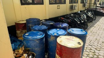 Pelaku Kabur, Satreskrim Polres Nagan Raya Gagalkan Penyelundupan 2.000 Liter BBM Subsidi