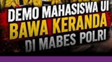 Demo BEM UI di Hari HUT Bhayangkara Menuai Sorotan Publik